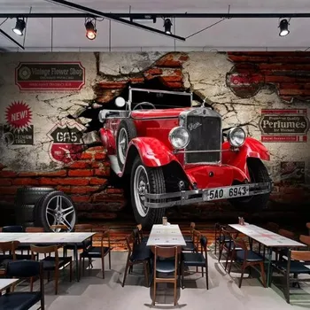 Tapeta Solution Media 3D tapeta - Auto MU2543 1 - Voděodolné plátno - Textilní tapeta omyvatelná - 250g/m2