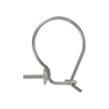 Piercing Ocelový náušnicová klapka - 1 kus