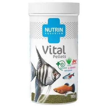 Krmivo pro rybičky Nutrin Vital Pellets Akvarijní ryby 110g