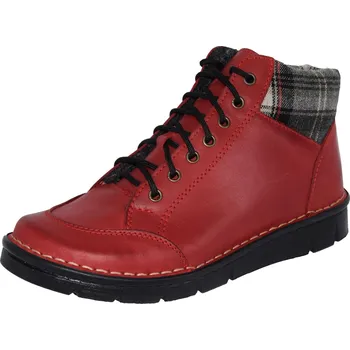 Dámské lodičky Wawel dámská kotníková obuv PA113 Barva: červená, Velikost: 39