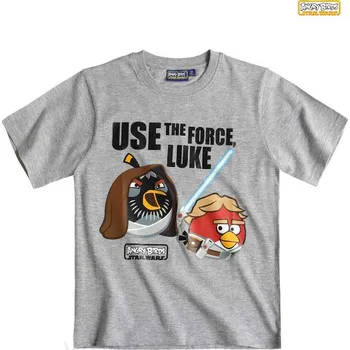 Chlapecké tričko LamaLoli Angry Birds trička šedá Velikost: 4roky