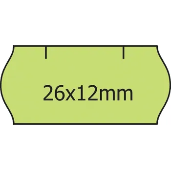 Speciální papír Cenové etikety 26 x 12 CONTACT zelená (38)