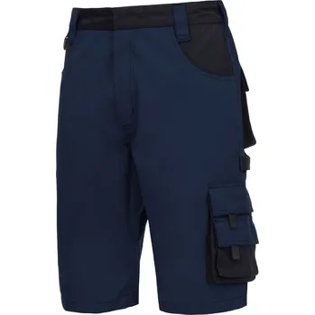 Pánské kraťasy NITRAS MOTION TEX PLUS – pracovní kraťasy, tmavě modrá / černá, OEKO-TEX Velikost: 64