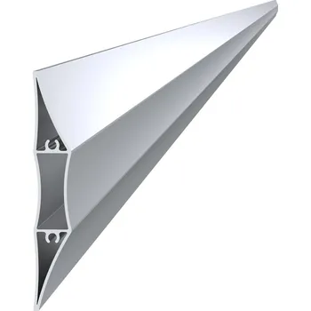 Plot Hliníkový profil lichoběžník 100x16mm, na výplň, AL-LAN-6