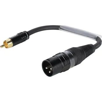 Audio kabel Sommer cable adaptér 3-pol XLR(M) / RCA(M)
