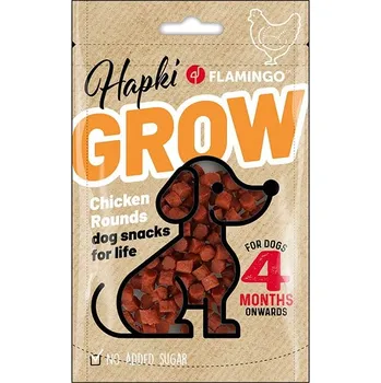 FLAMINGO Hapki Grow Chicken Rounds 85g