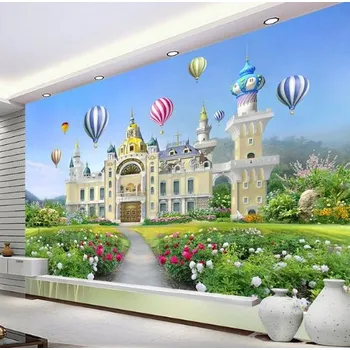 Tapeta Solution Media 3D tapeta - Fantasy Castle MU1791 2 - Voděodolná hedvábná tkanina - Textilní tapeta lesklá - 200g/m2