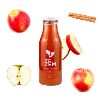 Jablečný sirup se skořicí 500 ml - ZEZEM