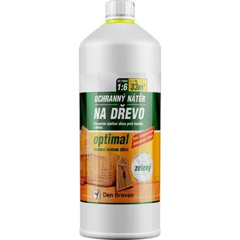 impregnace na dřevo Den Braven Optimal ochranný nátěr na dřevo 5 kg