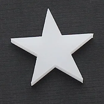 Vánoční dekorace Naše galanterie Hvězdička Plexi 3cm