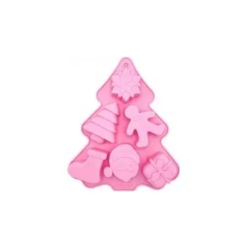 Silikonová forma - VÁNOČNÍ / 6 tvarů