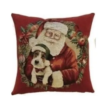 Povlak na dekorativní polštářek Gobelínový povlak na polštář Santa 45x45 cm
