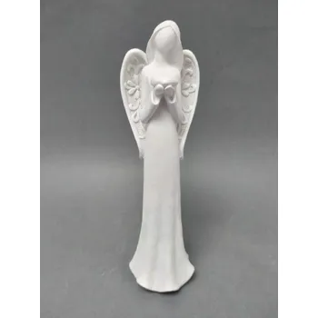 Prodex Import Anděl bílý se srdcem 20cm