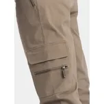 Ombre Teplákové kalhoty OM-PACG-0204 Khaki Regular Fit L