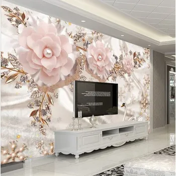 Fototapeta Solution Media 3D tapeta - Květiny a šperky MU2598 3 - 3D Relief - Vliesová tapeta - 320g/m2