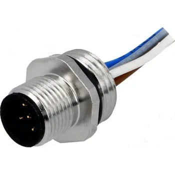 Elektrická zásuvka HIRSCHMANN Konektor: M12 zásuvka PIN: 5 vidlice E IP67 Závit: PG9