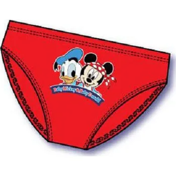Dětská móda Sun City Mickey Mouse Donald Duck plavky červené Velikost: 24-30měsíců
