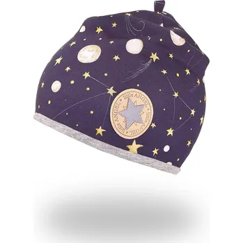 Čepice LITTLE ANGEL čepice podšitá Outlast® souhvězdí/šedý melír vel. 4 | 45-48 cm