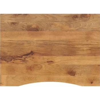 Konferenční stolek vidaXL Stolní deska s výřezem 100x80x2,5 cm masivní hrubý mangovník [370220]