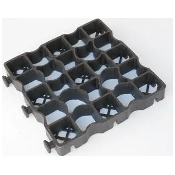 Zatravňovací dlaždice 33 x 33 x 5 cm, stěna 5 mm, černá, 9 ks do 1 m2