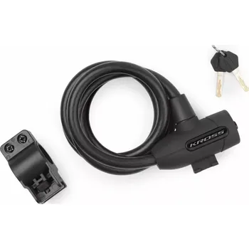 Zámek na kolo Zámek Kross KZK 300L 15x1800mm black /klíč - Kross