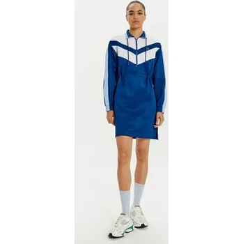 Dámské šaty Lacoste Úpletové šaty EF4946 Modrá Relaxed Fit 42
