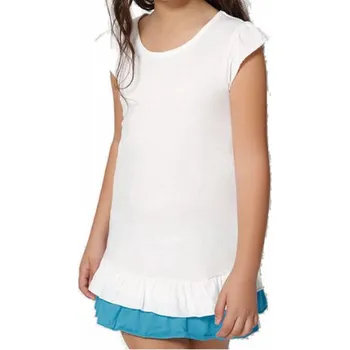 Dívčí tílko Nath Dětská tunika NH603 White-Turquoise 2