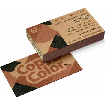 Kancelářský papír Vizitka Premium, KRAFTOVÝ PAPÍR (hladká lepenka)