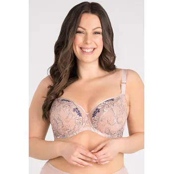 Podprsenka Gorsenia K831 Flower Bomb barva: béžová 65H