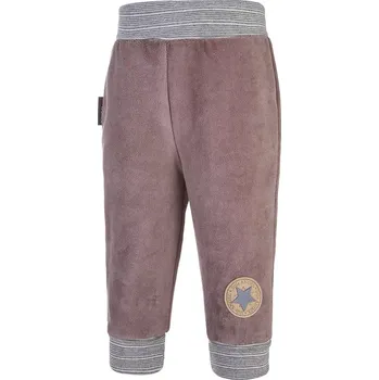 LITTLE ANGEL tepláky NICKI podšité Outlast® sv. hnědá vel. 86 cm