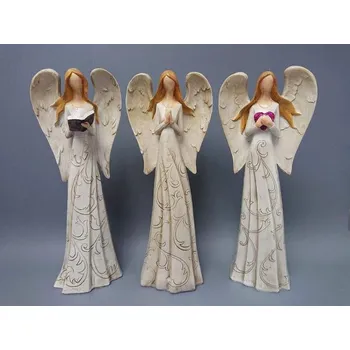 Vánoční dekorace Prodex Import Vysoký anděl 3 druhy dekorační figura