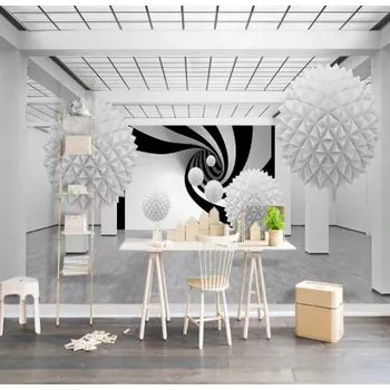 Tapeta Solution Media 3D tapeta - Prostorová spirála MU2961 2 - Voděodolná hedvábná tkanina - Textilní tapeta lesklá - 200g/m2