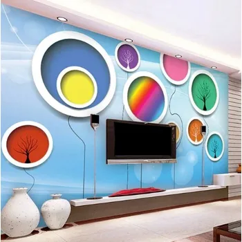 Fototapeta Solution Media 3D tapeta - abstraktní kruhy MU1274 6 - Samolepící tapeta - 380-450g/m2