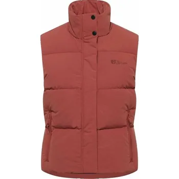 Dámská vesta Dámská péřová vesta Jack Wolfskin NORDLICHT VEST W S Červená