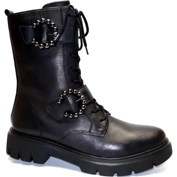 Dámské polobotky Zimní vycházková obuv-kotníková, Remonte, černá: Černá Hladká kůže 29,3 44 G - standardní šíře (29137-29138)