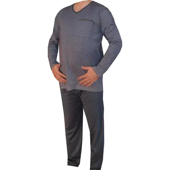 Pánské pyžamo xcena Pánské pyžama melírované nový model Velikost: XL