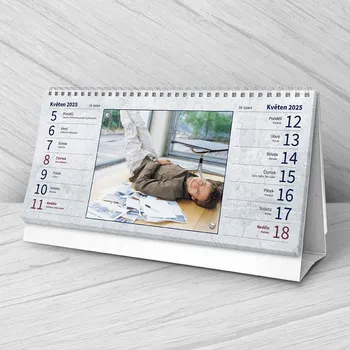 Fotokalendář Stolní čtrnáctidenní fotokalendář "Metal"