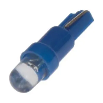 Autožárovka LED T5 modrá, 12V, 1LED