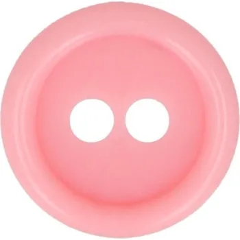 Knoflík Knoflík košilový velikost 18", barva Růžová sv. (137)