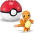 Stavebnice Mega MEGA Pokémon HXP13 PokéBall Collection Charmander a Pichu 40 dílků