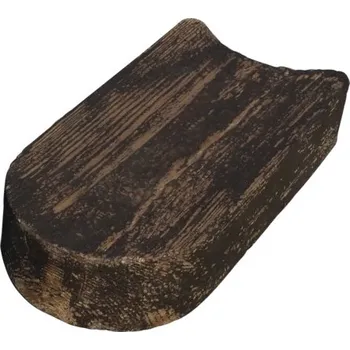 Zahradní obrubník Trávníkový lem Bark 22x12x5 cm hnědočerný