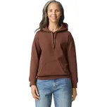 Gildan Unisex mikina s kapucí GSF500 Cocoa 4XL