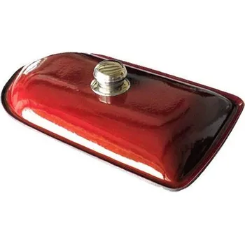 Víko pro velký smaltovaný pekáč - červený