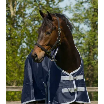 Deka pro koně Nepromokavá deka QHP 100 g, modrá - 75 cm