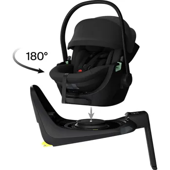 Autosedačka Thule Maple autosedačka pro kojence Black + ISOFIX základna Alfi