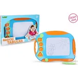Wiky Magnetická kreslící tabulka barevná s razítky plast 40x30cm