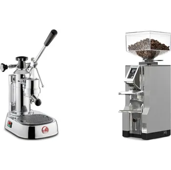Kávovar La Pavoni Europiccola Lusso + Eureka Mignon Libra, CR grey