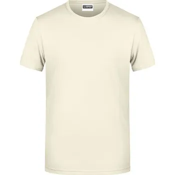 Pánské tričko James&amp;Nicholson Unisex triko JN8008 Vanilla L