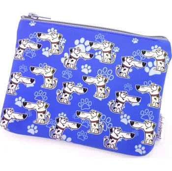 Kabelka Pamlskový Ráj Univerzální taštička - dalmatin Barva: modrá