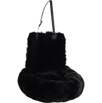 Pelíšek pro psa Pelech do auta FLAMINGO Krems černý 60x50x60cm